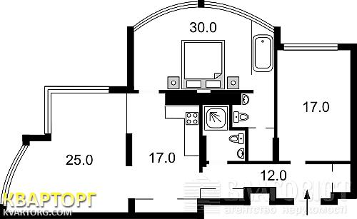 Sell 3-room apartment. Киев,  Науки пр — photo 2