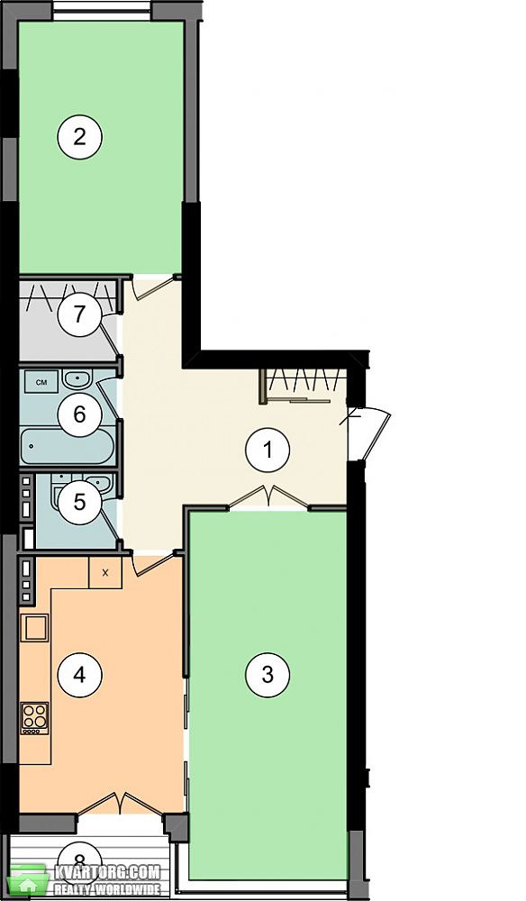 Sell 2-room apartment. Киев,  Победы пр — photo 2