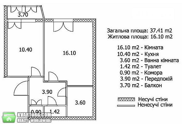 Sell 1-room apartment. Киев,  Драйзера — photo 10