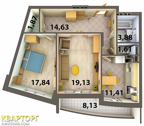 Sell 2-room apartment. Киев, Сикорского — photo 1