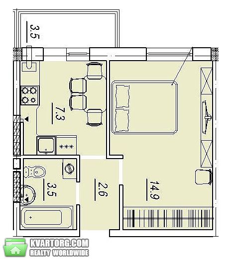 Sell 1-room apartment. Одесса, Люстдорфская — photo 2