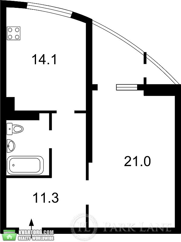 Sell 1-room apartment. Киев,  Григоренко пр — photo 9