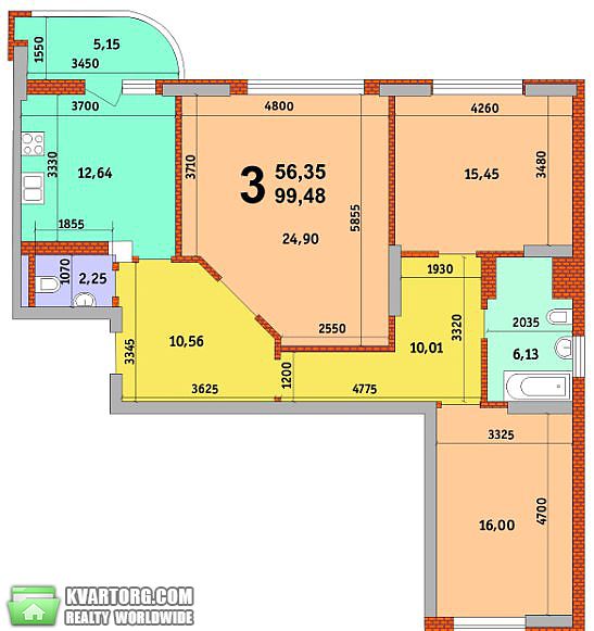 Sell 3-room apartment. Киев,  Пчелки — photo 7