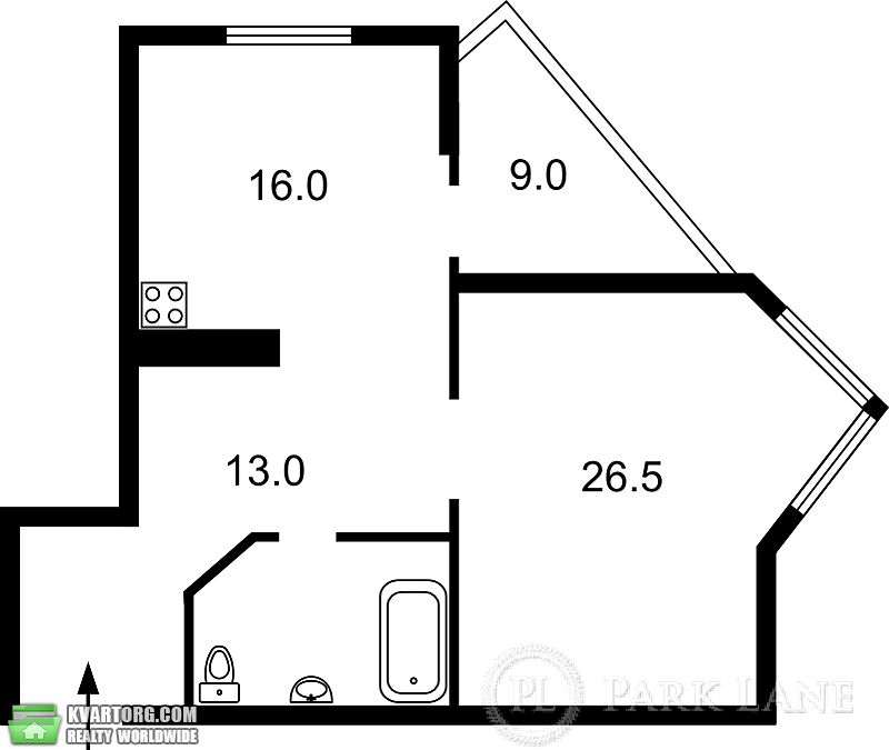 Sell 1-room apartment. Киев,  Саперно-Слободская — photo 6