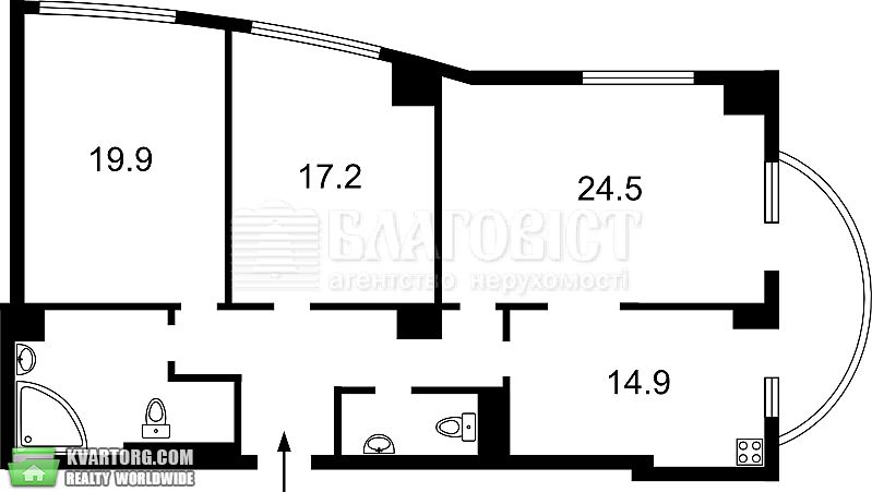Sell 3-room apartment. Киев,  Оболонская наб — photo 3