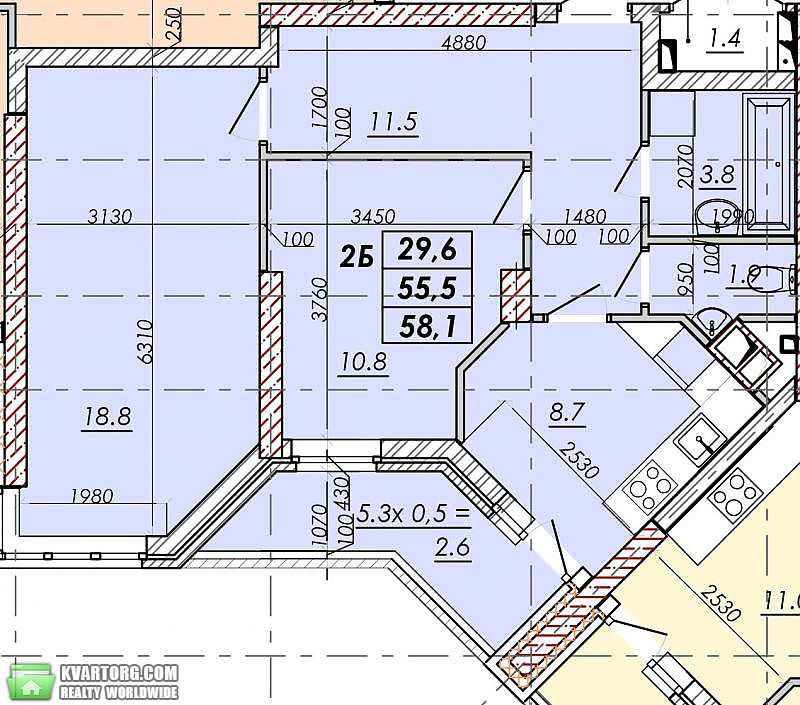 Sell 2-room apartment. Одесса, Овидиопольская дорога — photo 1