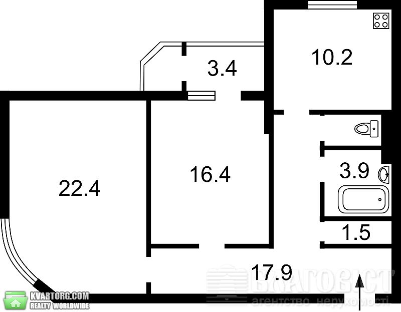 Sell 2-room apartment. Киев,  Старокиевская — photo 2