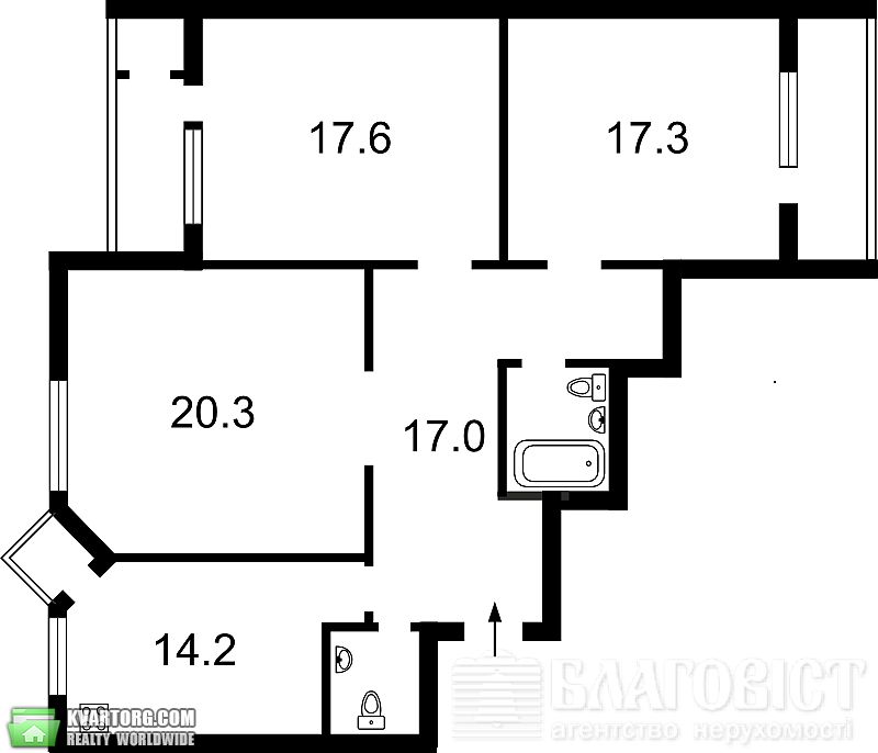 Sell 3-room apartment. Киев, Жилянская — photo 4