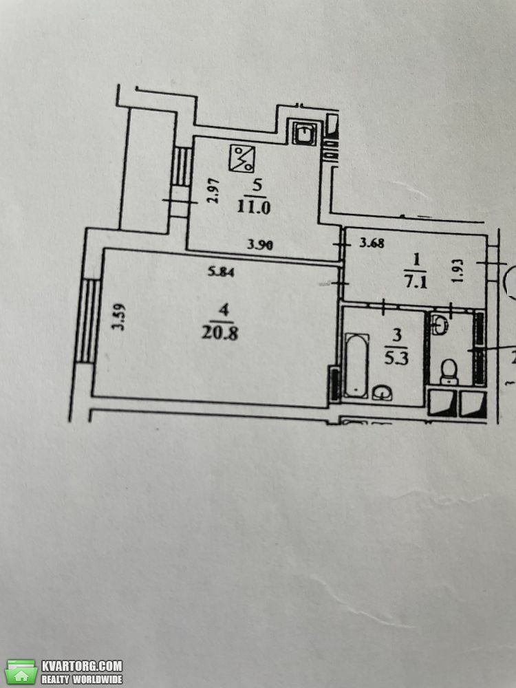 Sell 1-room apartment. Киев,  Градинская — photo 5