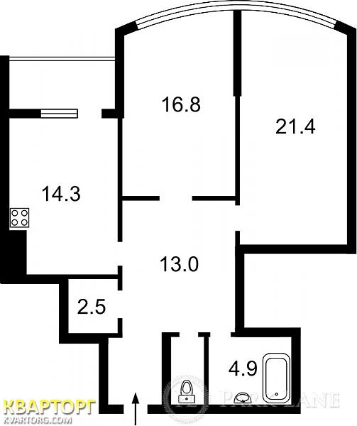 Sell 2-room apartment. Киев, Драгоманова, — photo 2