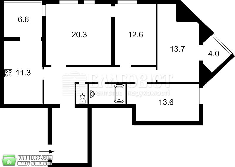 Sell 4-room apartment. Киев,  Гончара — photo 1