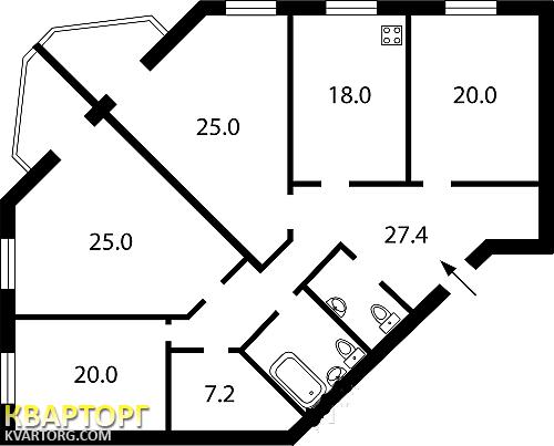 Sell 4-room apartment. Киев, Окип — photo 4