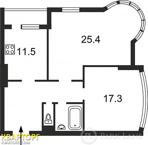 Sell 2-room apartment. Киев,  Днепровская наб — photo 2