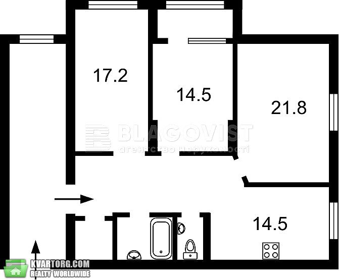 Sell 3-room apartment. Киев,  Глушкова пр — photo 5