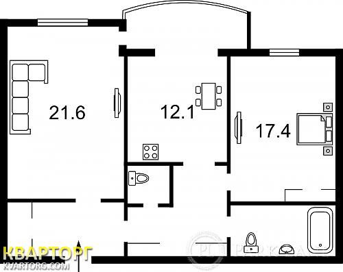 Sell 2-room apartment. Киев,  Героев Сталинграда пр — photo 2