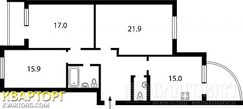 Sell 3-room apartment. Киев,  Саперно-Слободская — photo 2