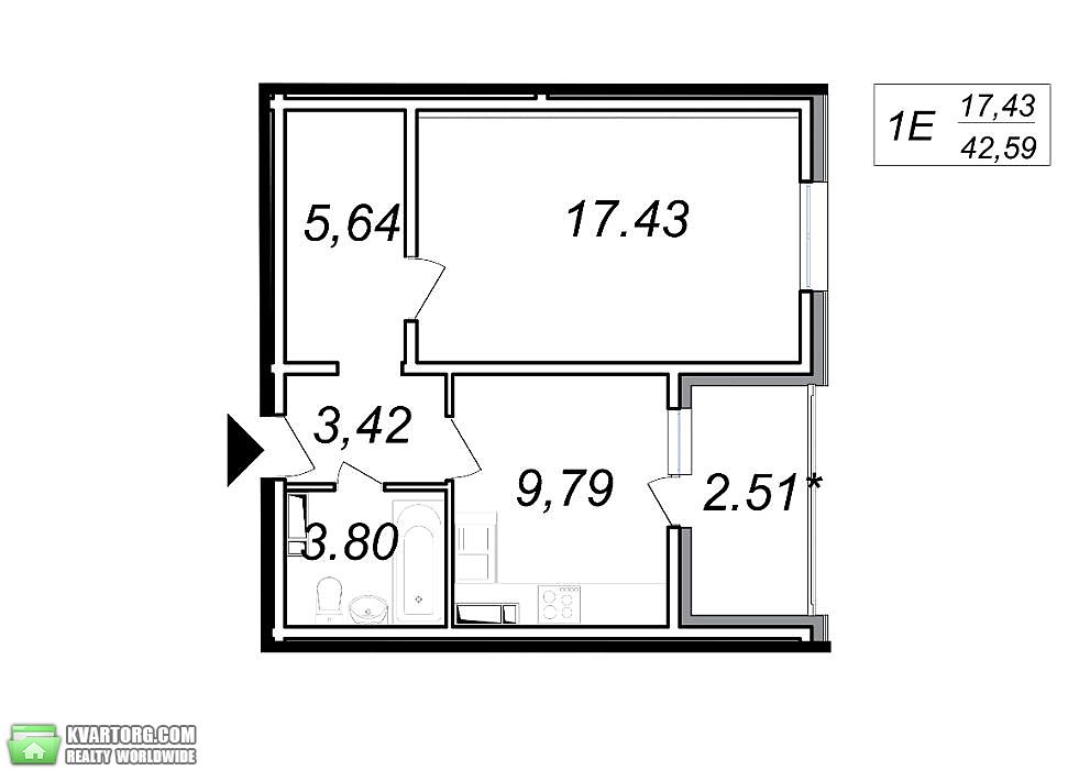 Sell 1-room apartment. Киев, пер. Балтийский — photo 4
