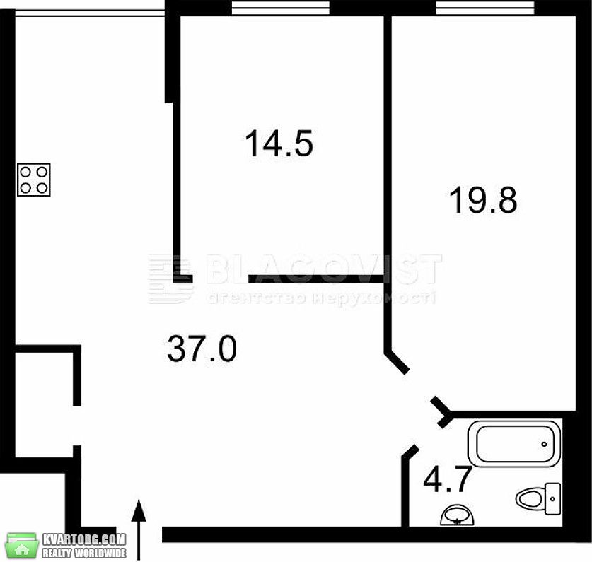 Rent out 3-room apartment. Киев, Василя Тютюнника — photo 10