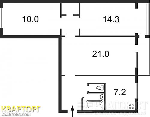 Sell 3-room apartment. Киев, Мельникова — photo 2