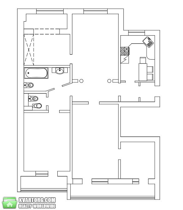 Sell 5-room apartment. Киев, Харьковское шоссе — photo 2