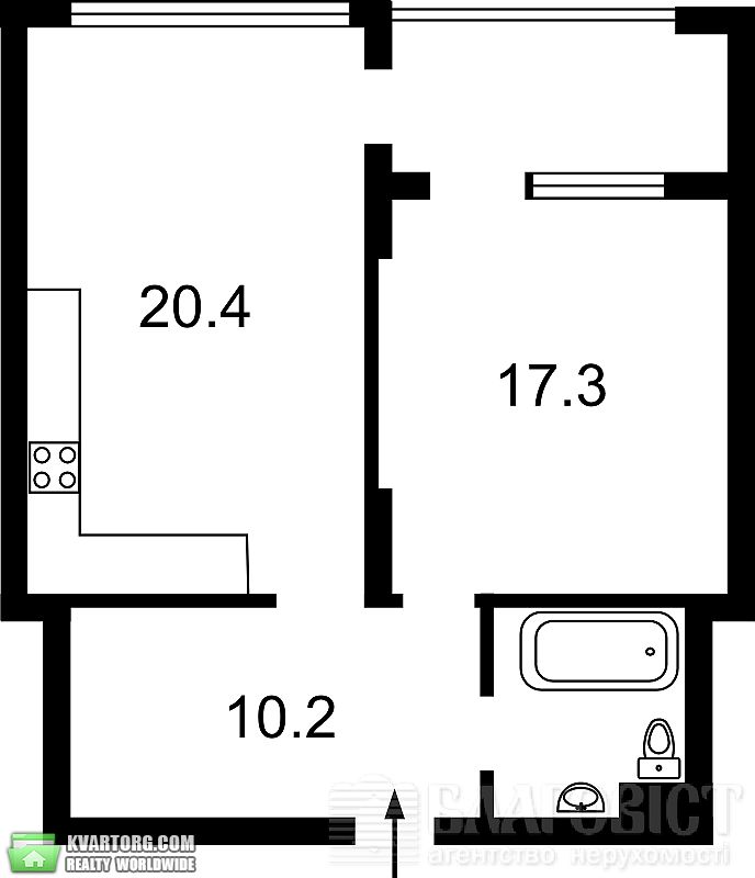 Sell 1-room apartment. Киев,  Димитрова — photo 9