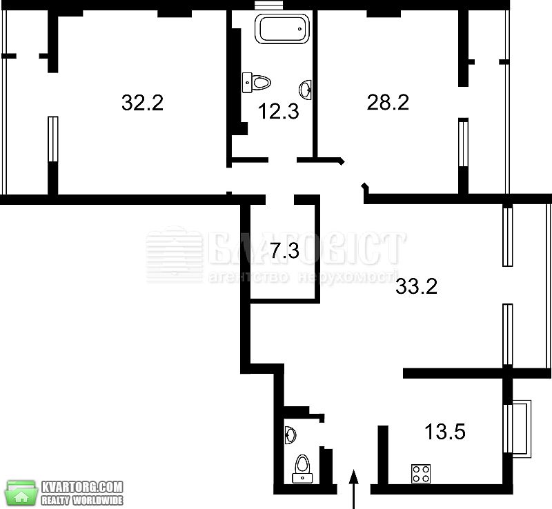 Sell 3-room apartment. Киев,  Щорса — photo 6