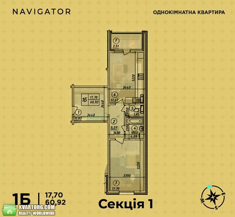 Sell 1-room apartment. Киев, Балтийский — photo 8