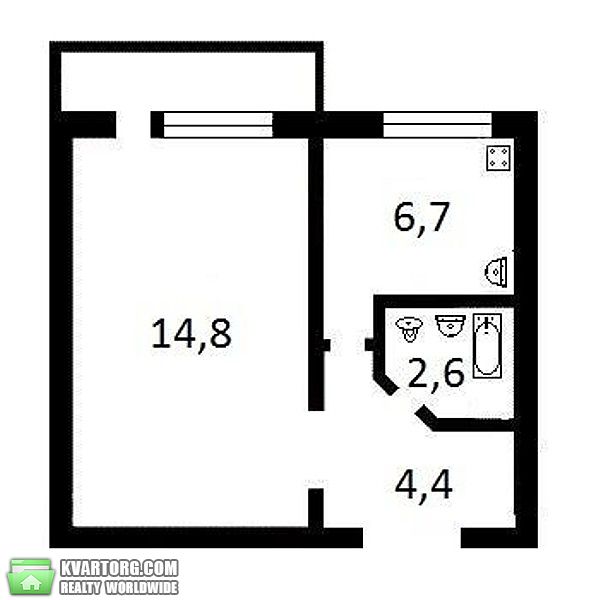 Sell 1-room apartment. Киев,  Зодчих — photo 1