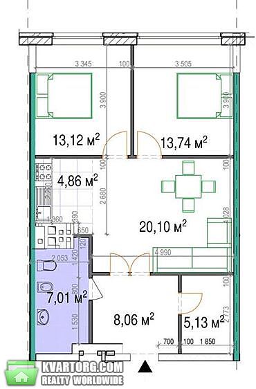 Sell 2-room apartment. Одесса, Курортный переулок — photo 8