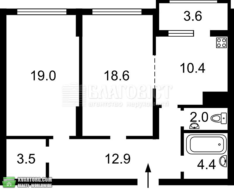 Sell 2-room apartment. Киев, Вірменська — photo 1