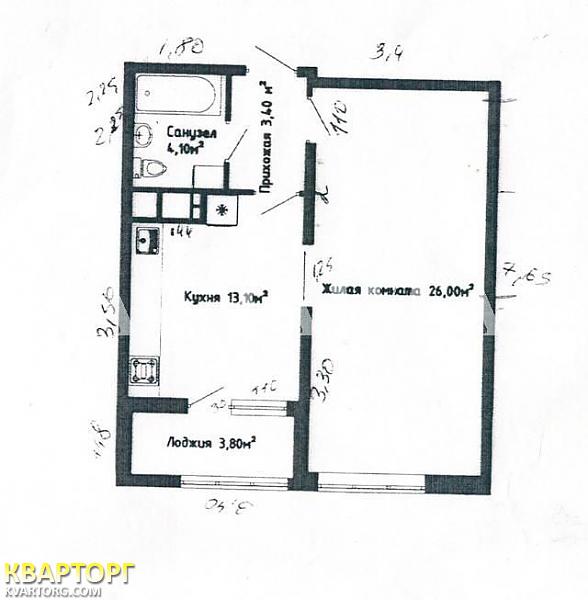 Sell 1-room apartment. Одесса, Говорова Маршала — photo 2
