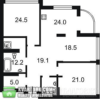 продам 3-комнатную квартиру. Киев,   Днепровская наб - фото 2