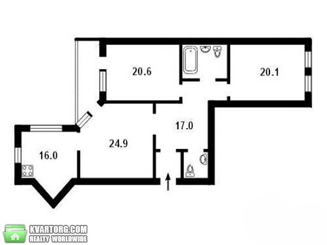 Rent out 3-room apartment. Киев,  Якира — photo 8