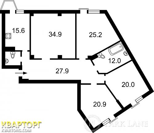 Sell 3-room apartment. Киев, Ломоносова — photo 3