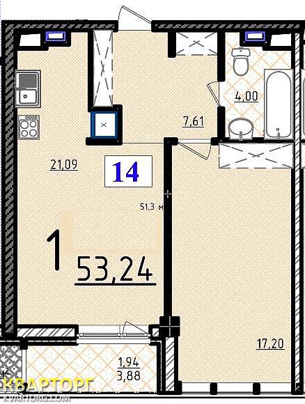 Sell 1-room apartment. Одесса, Французский бульвар — photo 5