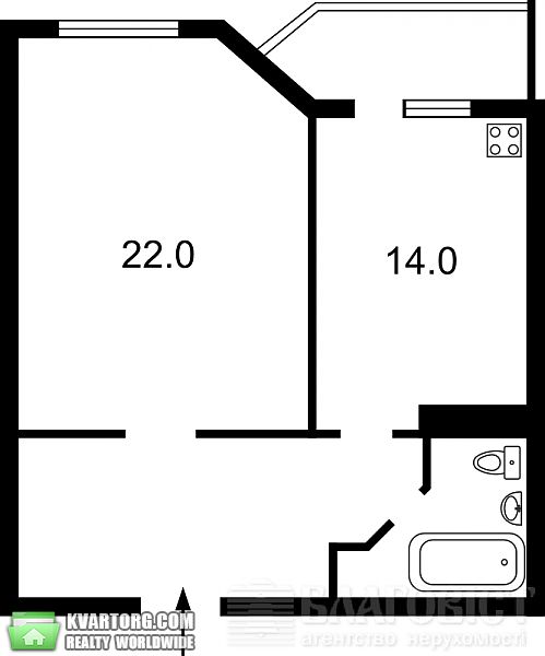 Sell 1-room apartment. Киев, Лайоша Гавро — photo 3