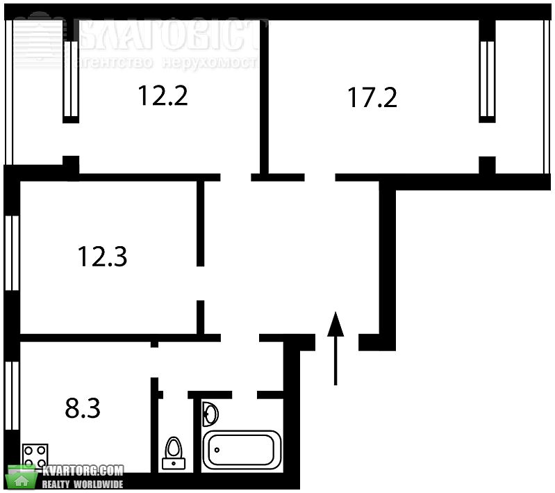 Sell 3-room apartment. Киев,  Симиренко — photo 10