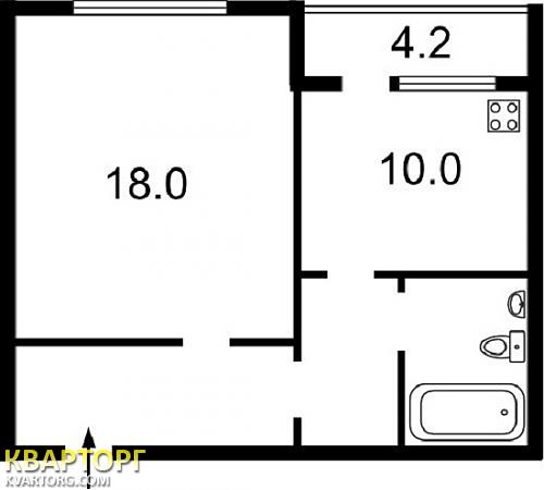Rent out 1-room apartment. Киев,  Драгоманова — photo 2