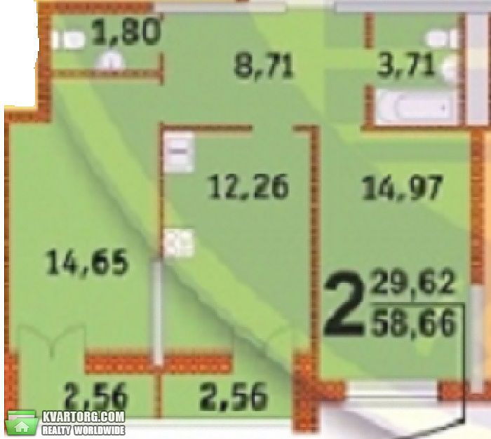 Sell 2-room apartment. Киев, Анри Барбюса — photo 2