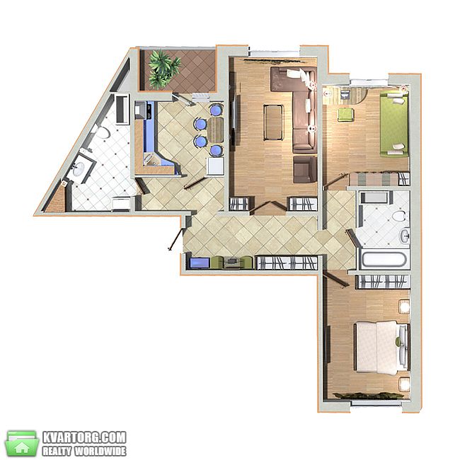Sell 3-room apartment. Киев,  Глушкова пр — photo 2
