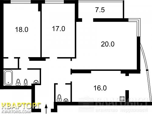 Sell 3-room apartment. Киев, Краснозвездный пр — photo 2