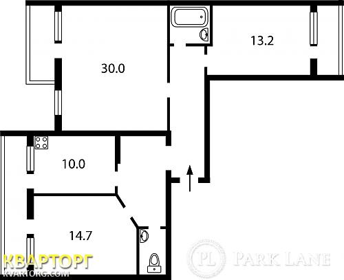 Sell 3-room apartment. Киев, Стадионная — photo 2