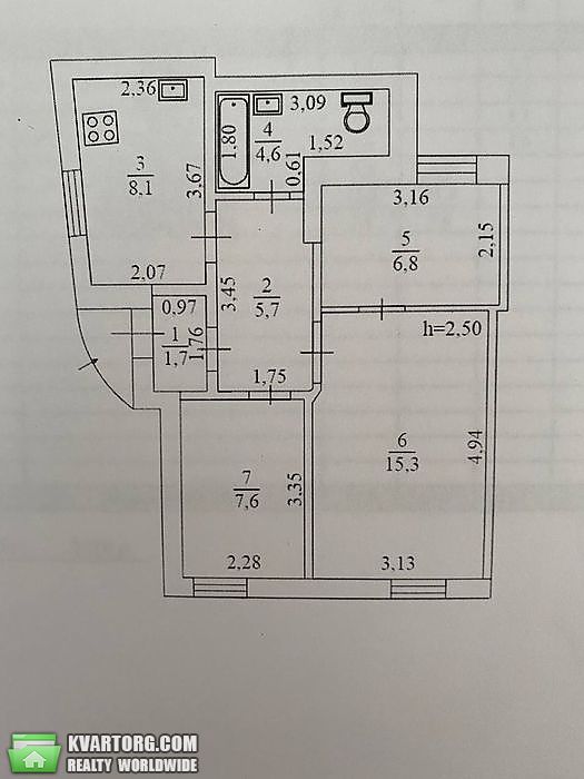 Sell 3-room apartment. Киев, Байкальская — photo 8