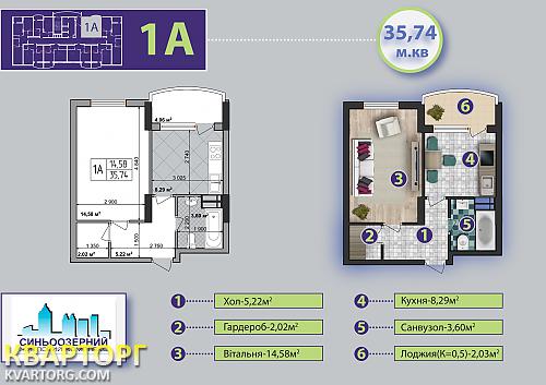 Sell 1-room apartment. Киев,  Правды пр — photo 1