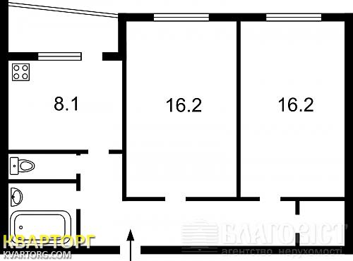 Sell 2-room apartment. Киев,  Героев Сталинграда пр — photo 7