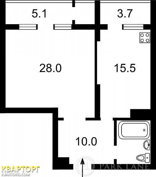 Sell 2-room apartment. Киев,  Щорса — photo 4