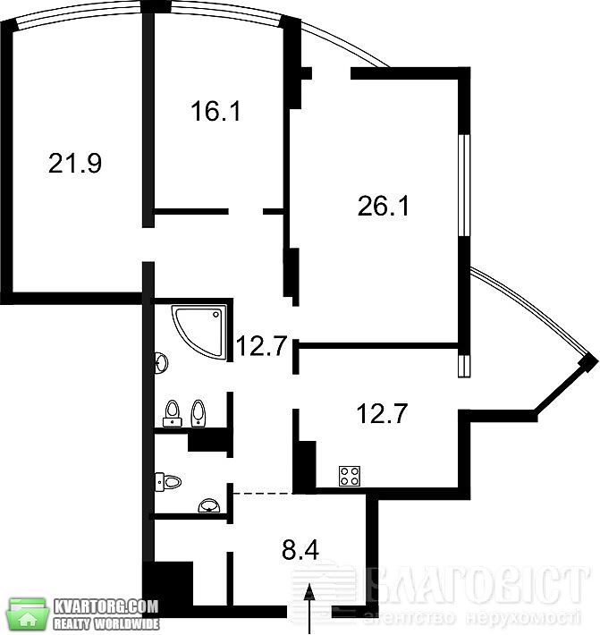 Sell 3-room apartment. Киев,  Глубочицкая — photo 5