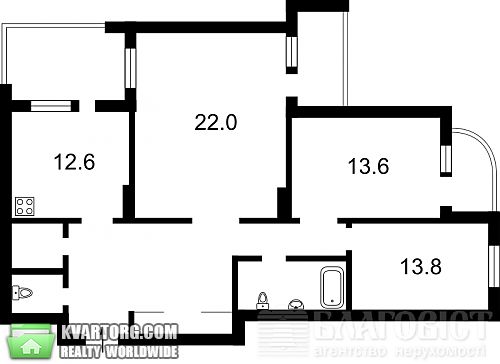 Sell 3-room apartment. Киев, Майорова — photo 3