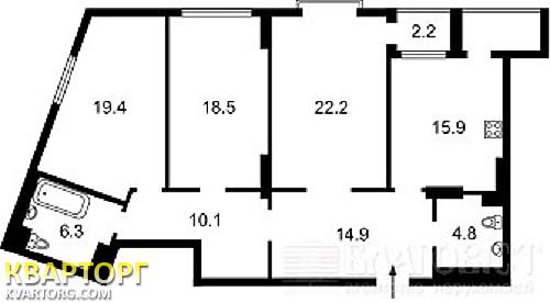 Sell 3-room apartment. Киев,  Щорса — photo 3