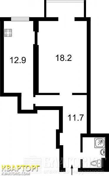 Sell 1-room apartment. Киев,  Стрелецкая — photo 2
